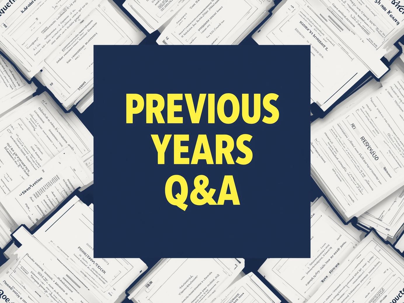 Previous Question Papers